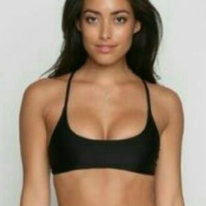 Mochi Swim Bikini TOP Black Color Xs Size.